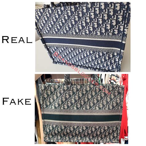 christian dior book tote real vs fake|dior book tote detector.